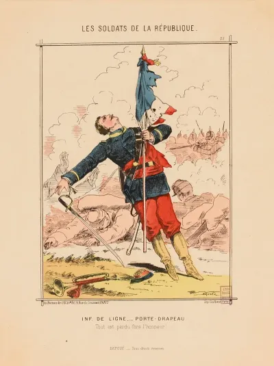 Inf De Ligne Porte Drapeau