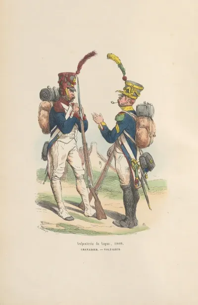 Infanterie De Ligne 1808 Grenadier Voltigeur