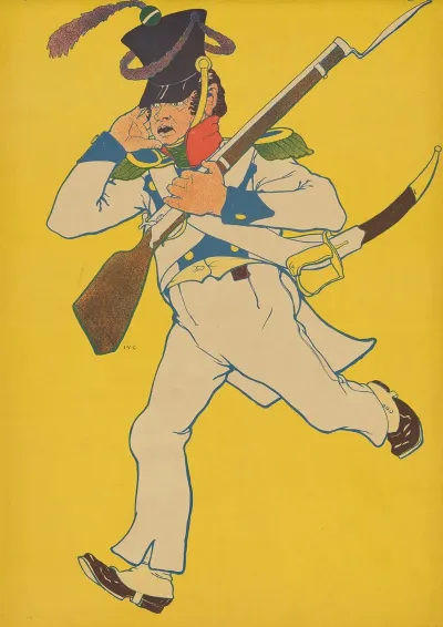 Infanterist In Uniform Der Zeit Zwischen 1810 Und 1830