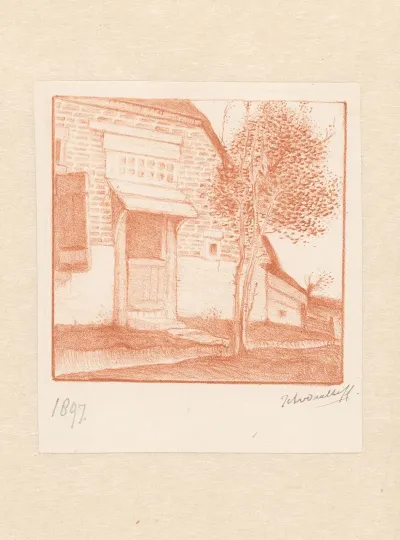 Ingang Van Een Boerderij