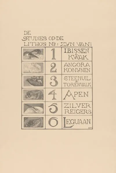 Inhoudsopgave Van De Portefeuille Dierstudies