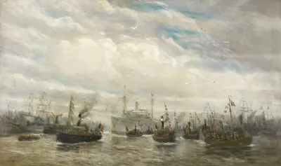 Inhuldiging Van De Kruisschanssluis Met De Albertville