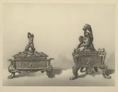 Inkstand With Satyr Riccio Inkstand Workshop Of Riccio