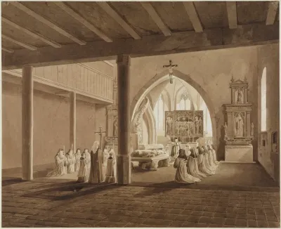 Innere Ansicht Der Furstenkapelle Im Kloster Lichtenthal