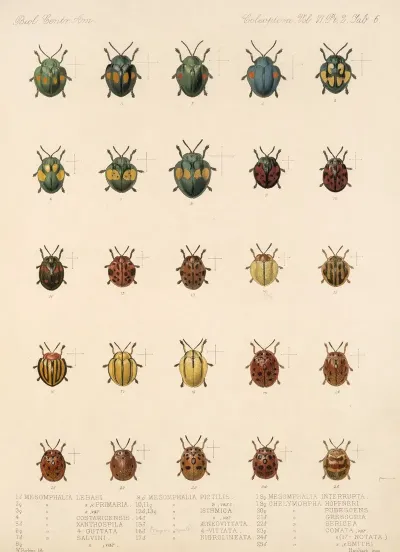 Insecta Coleoptera Pl 281