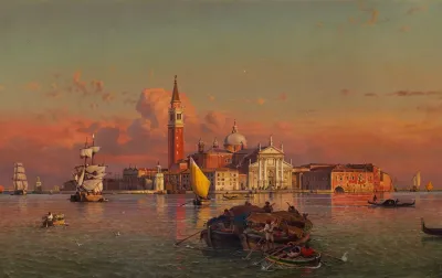 Insel Und Kirche San Giorgio Maggiore Venedig
