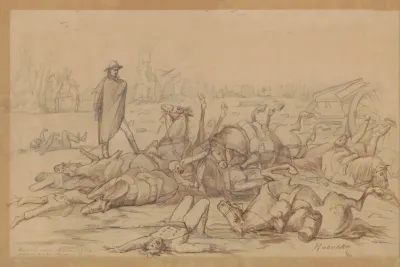 Inside Confederate Fortifications After The Battle At Resaca Georgia May 1864