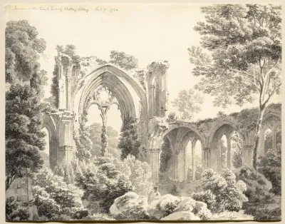 Inside The East End Of Nettley Abbey