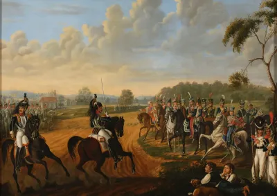 Inspection Of The 14th Regiment Of Cuirassiers Of The Duchy Of Warsaw