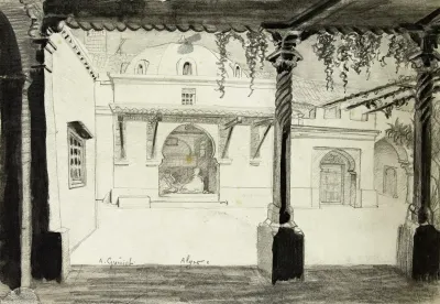Interieur De Cour A Alger