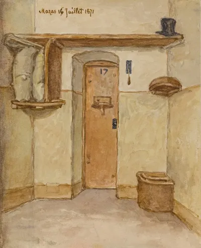 Interieur De La Prison Mazas 12eme Arrondissement 16 Juillet 1871