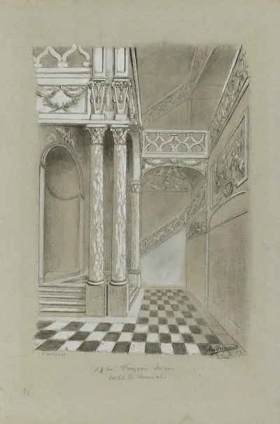 Interieur De Lhotel De Beauvais 68 Rue Francois Miron 4eme Arrondissement