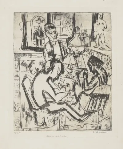 Interieur Mit Menschen