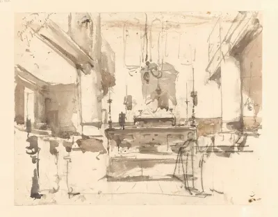Interieur Van Een Synagoge