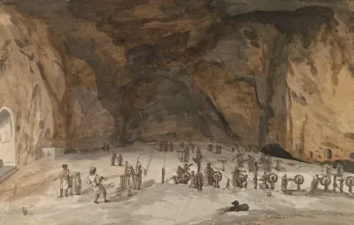 Interieur Van Grot Santa Maria Capella
