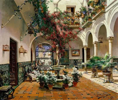 Interior Courtyard Seville
