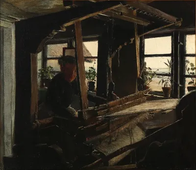 Interior Fra Hanehoved Huse Fiskerleje I Melby Sogn