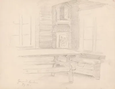 Interior Fra Stue Ved Kroderen