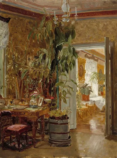 Interior From The Hallonblads Home Hympola Manor