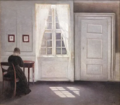 Interior In Strandgade Sunlight On The Floor