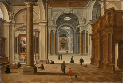 Interior Of A Baroque Church 2