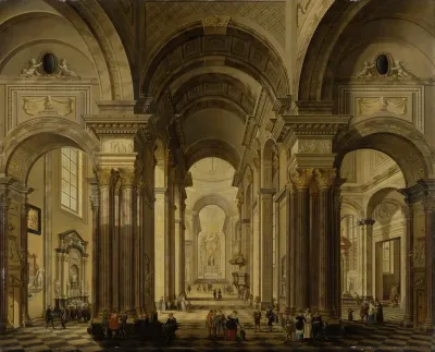 Interior Of A Baroque Church