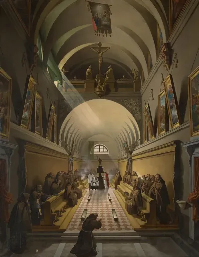 Interior Of A Capuchin Convent