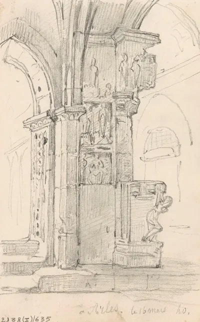 Interior Of A Church In Arles