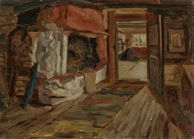 Interior Of A Cottage Stuginteriorer The Bedroom