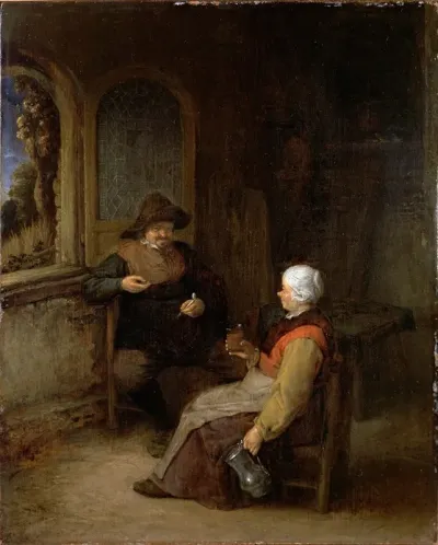 Interior Of A Cottage