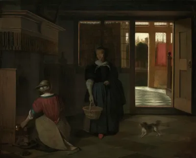 Interior Of A Dutch House
