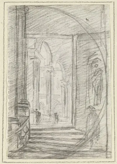 Interior Of A Roman Palace