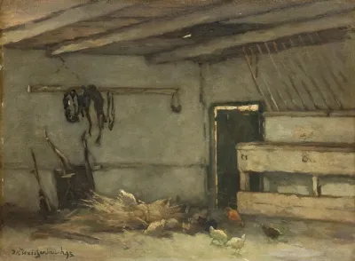 Interior Of A Stable 2