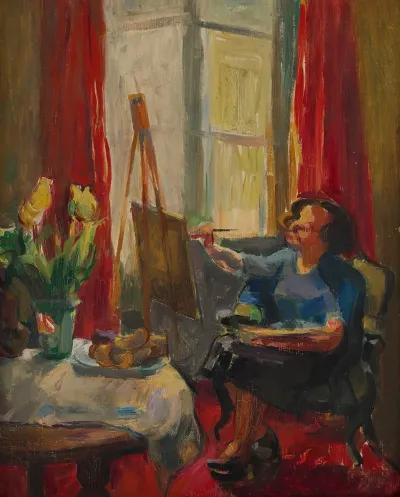 Interior Of A Studio