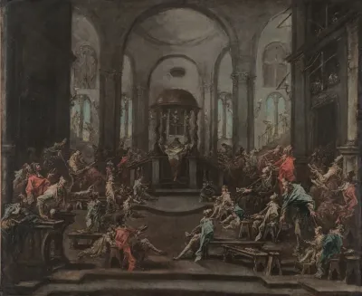Interior Of A Synagogue