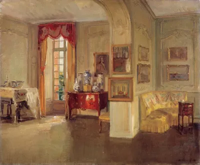 Interior Of Chateau Du Breau
