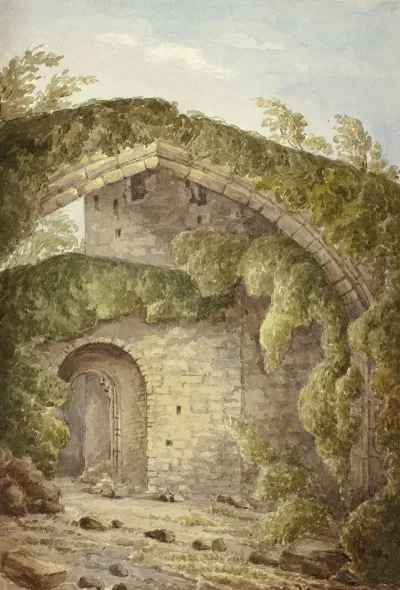 Interior Of Conway Castle
