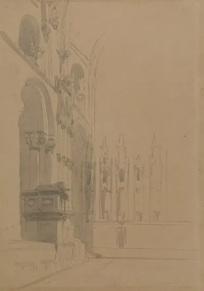 Interior Of Durham Cathedral
