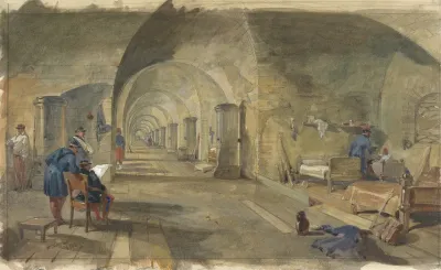 Interior Of Fort Nicholas Sebastopol Crimea