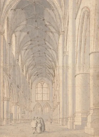 Interior Of Saint Bavos Churchhaarlem