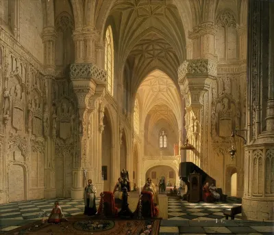 Interior Of Saint Johns Church In Toledo