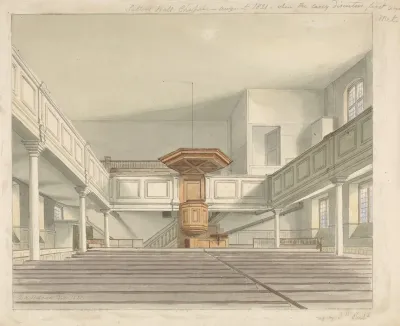 Interior Of Salters Hall Meeting