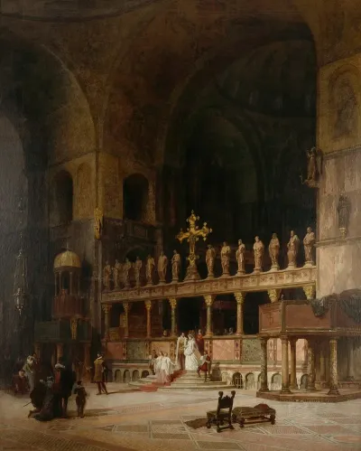 Interior Of St Marks Venice
