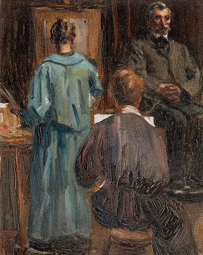 Interior Of The Artists Studio