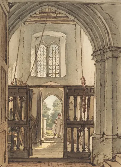 Interior Of The Belfry Bushey Church