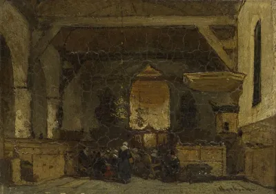Interior Of The Church In Maasland