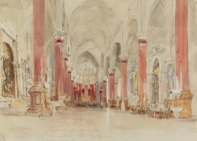 Interior Of The Church Of San Giovanni E Paolo Venice