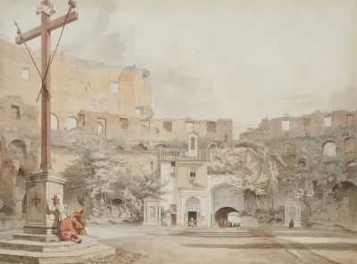 Interior Of The Colosseum Rome