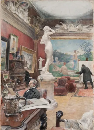 Interior Of The Furstenberg Gallery