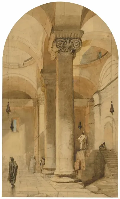 Interior Of The Golden Gateway In The Temple Area Of Jerusalem